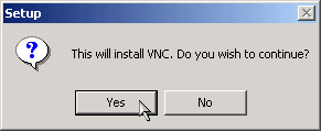 WinVNC setup image 2