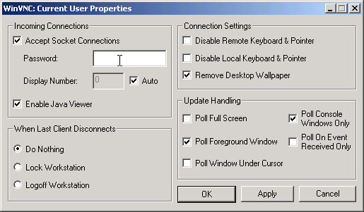 WinVNC setup image 7