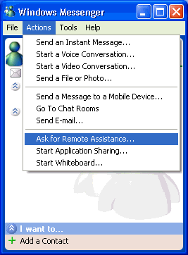 Windows XP Remote Assistance image 7